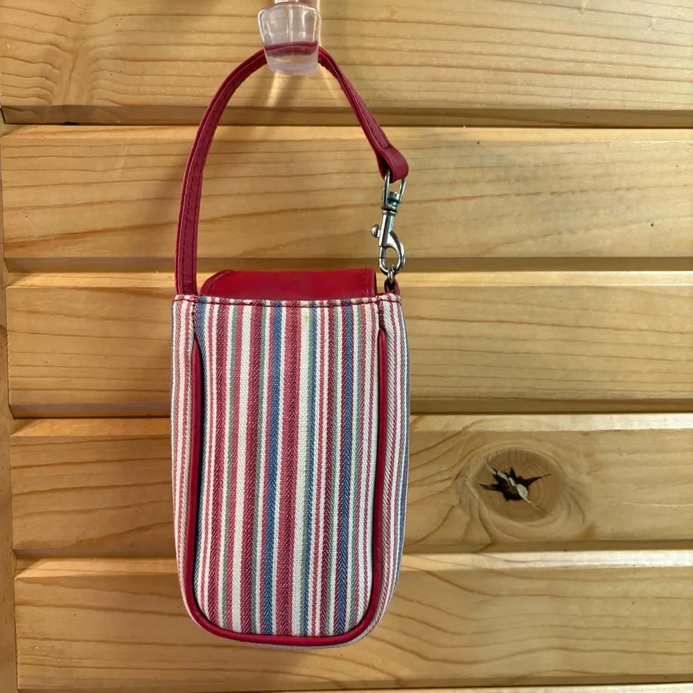 Longaberger Vintage Cell Phone Holder, Market Stripe Pattern